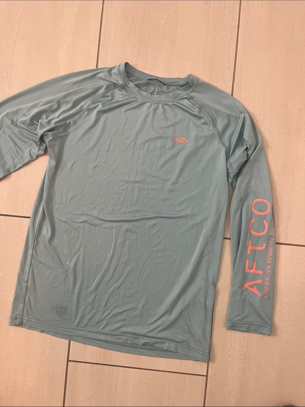 Columbia/Aftco bundle Long Sleeve fishing Shirts - Teal, Aqua & Light Blue - Picture 11 of 14